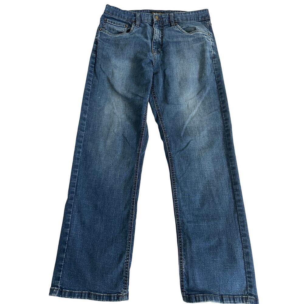 Urban Star Jeans Men’s 34x30 Straight Leg Blue Denim Classic Casual